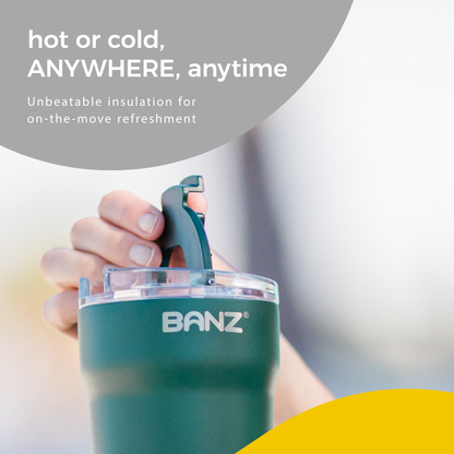 BANZ picnic and drinkware gear in aqua for family outings and travel