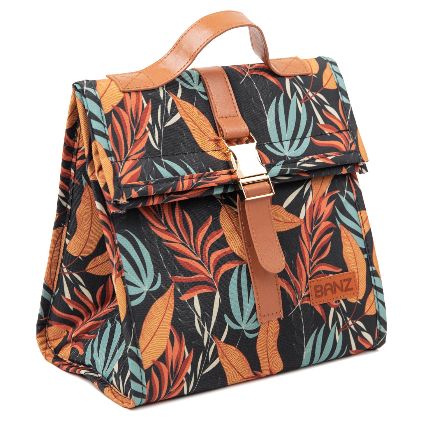 BANZ picnic and drinkware gear in pink-monstera for family outings and travel