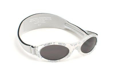 Baby BANZ wrap around sunglasses in Lilac Flower with UV protection