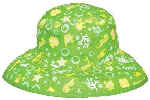 Baby BANZ UPF 50+ sun hat in Blue Jungle for outdoor sun protection