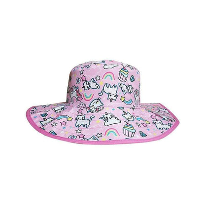 Baby BANZ UPF 50+ sun hat in Pink Sun Blossom for outdoor sun protection