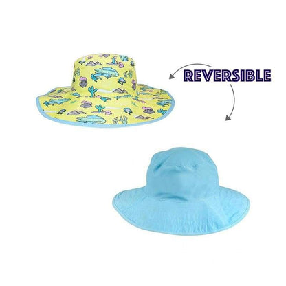 BANZ kids UPF 50+ sun hat in Rainbow for outdoor sun protection