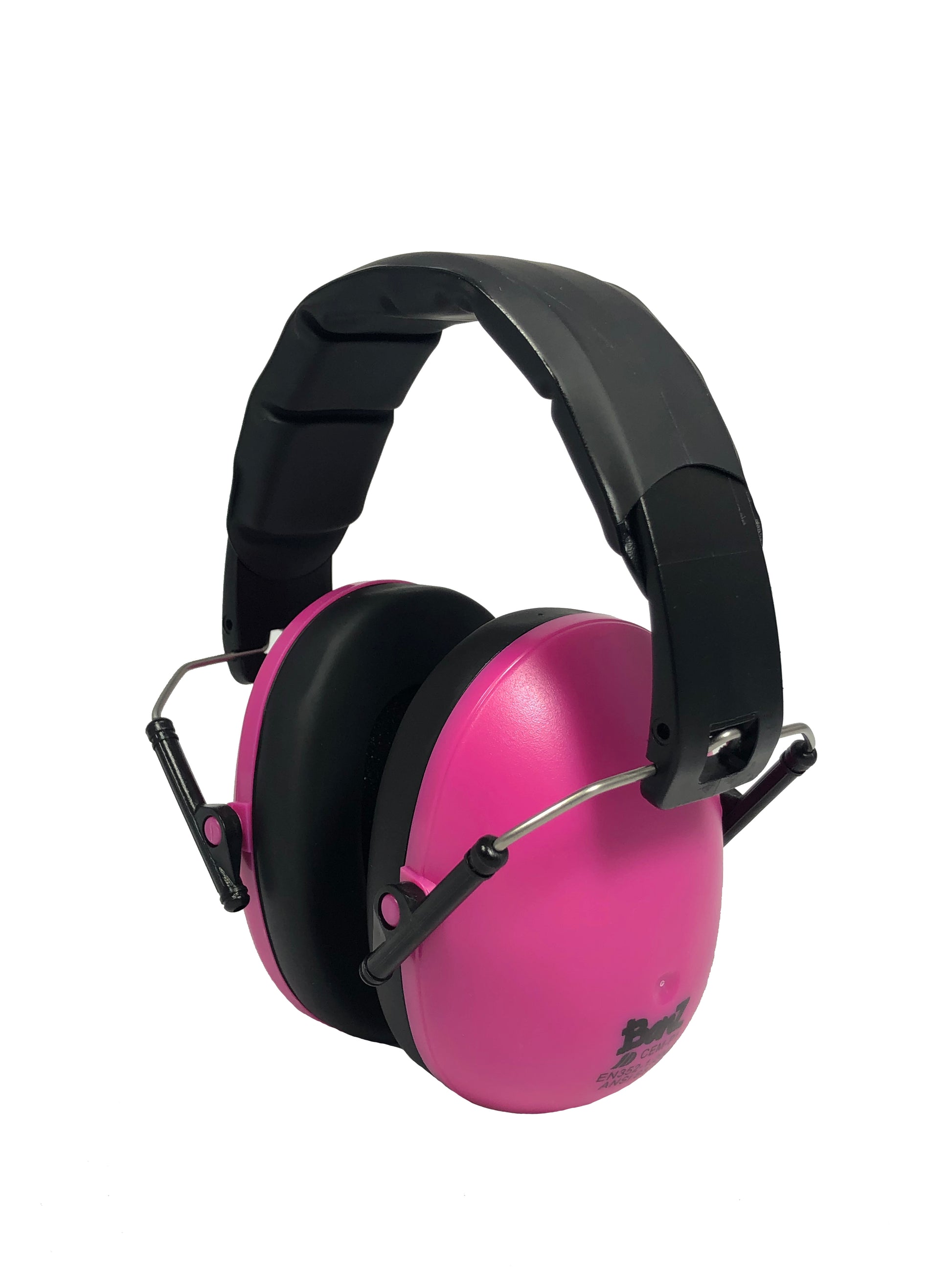BANZ kids earmuff ZeeCase in Hot Pink storage case for hearing protection