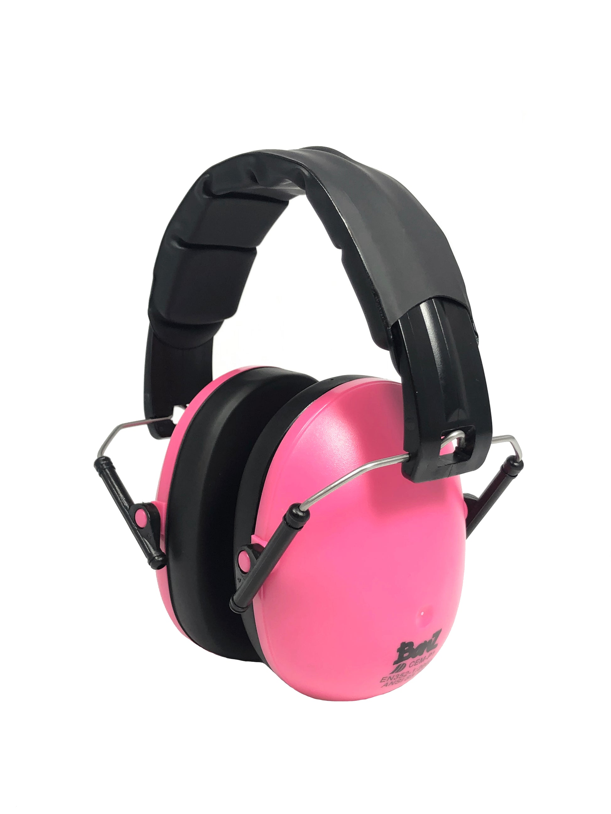 BANZ kids earmuff ZeeCase in Petal Pink storage case for hearing protection