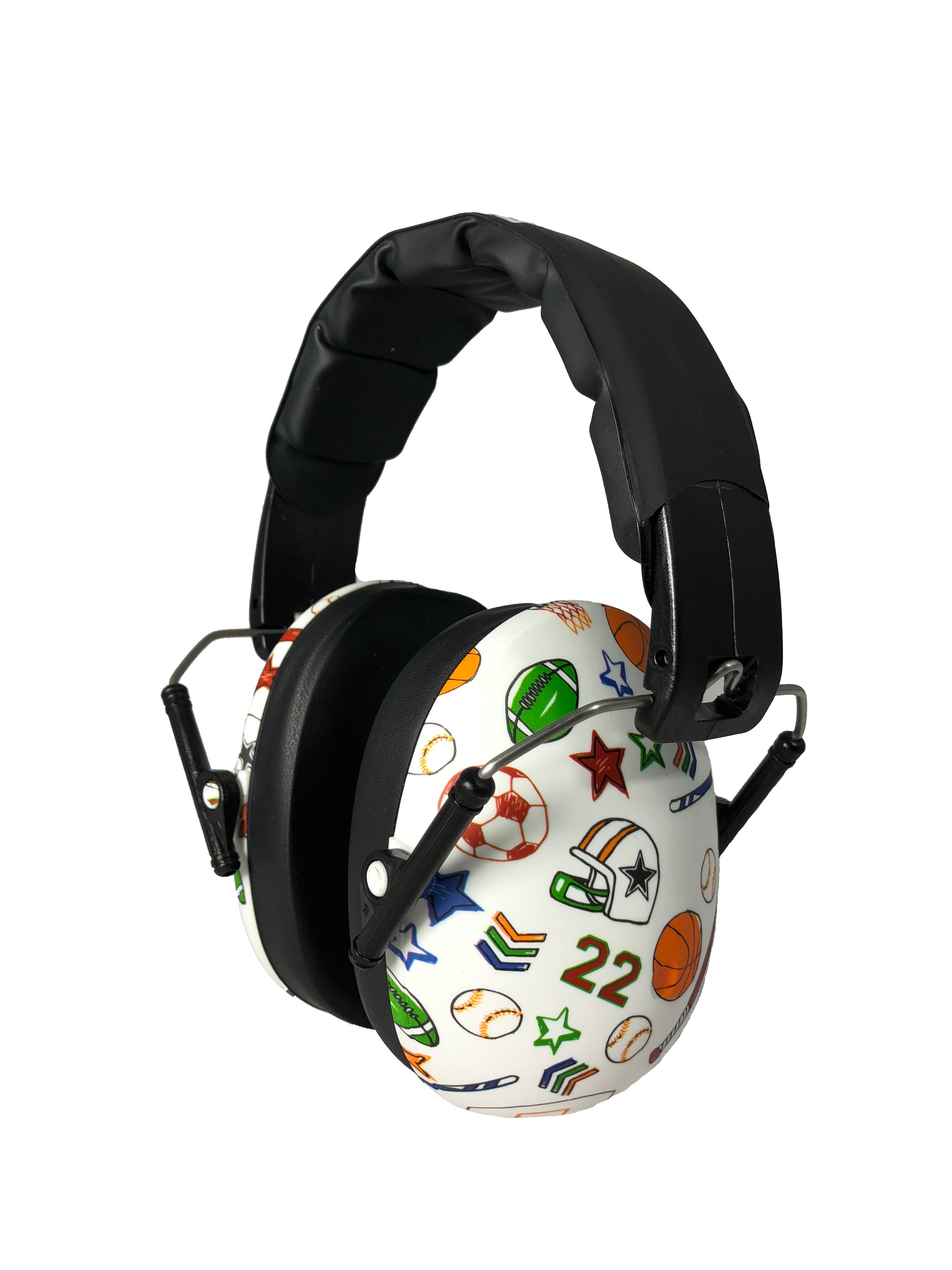 BANZ kids earmuff ZeeCase in Rainbow Prism storage case for hearing protection