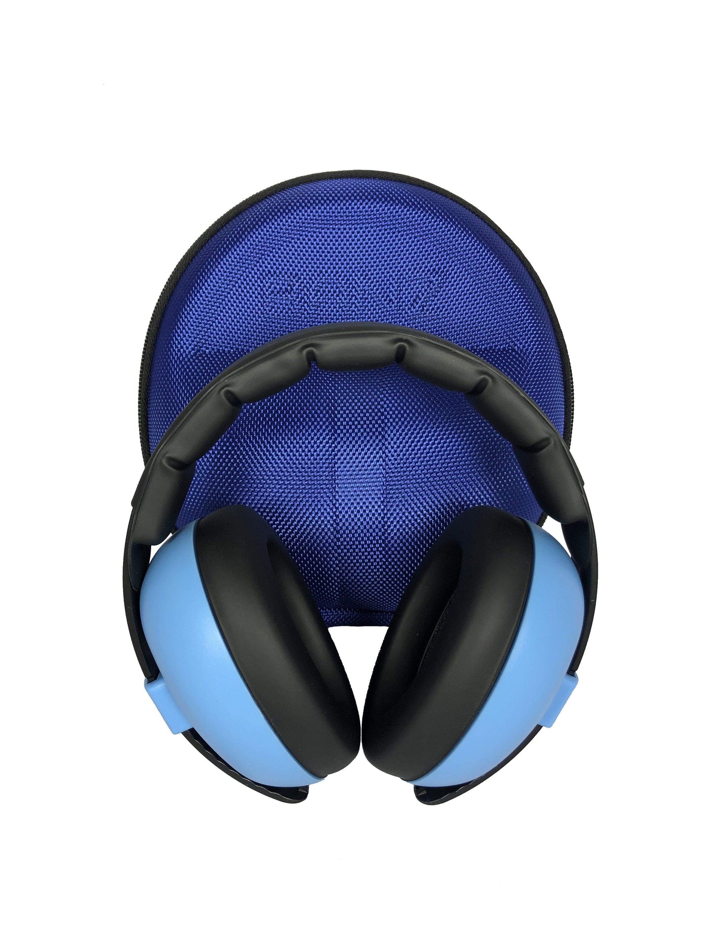 Baby BANZ earmuff ZeeCase in aqua storage case for hearing protection