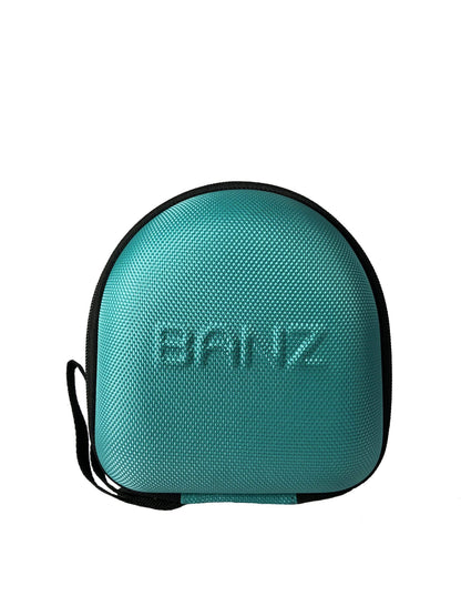 BANZ kids earmuff ZeeCase in pink storage case for hearing protection