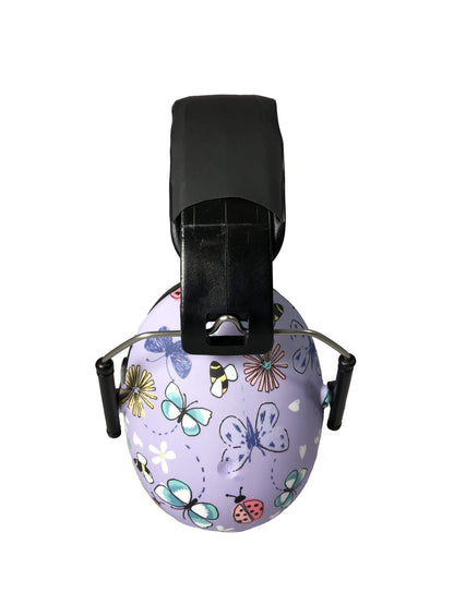 BANZ kids sensory earmuffs in Blue Transport with NRR 26 dB passive hearing protection