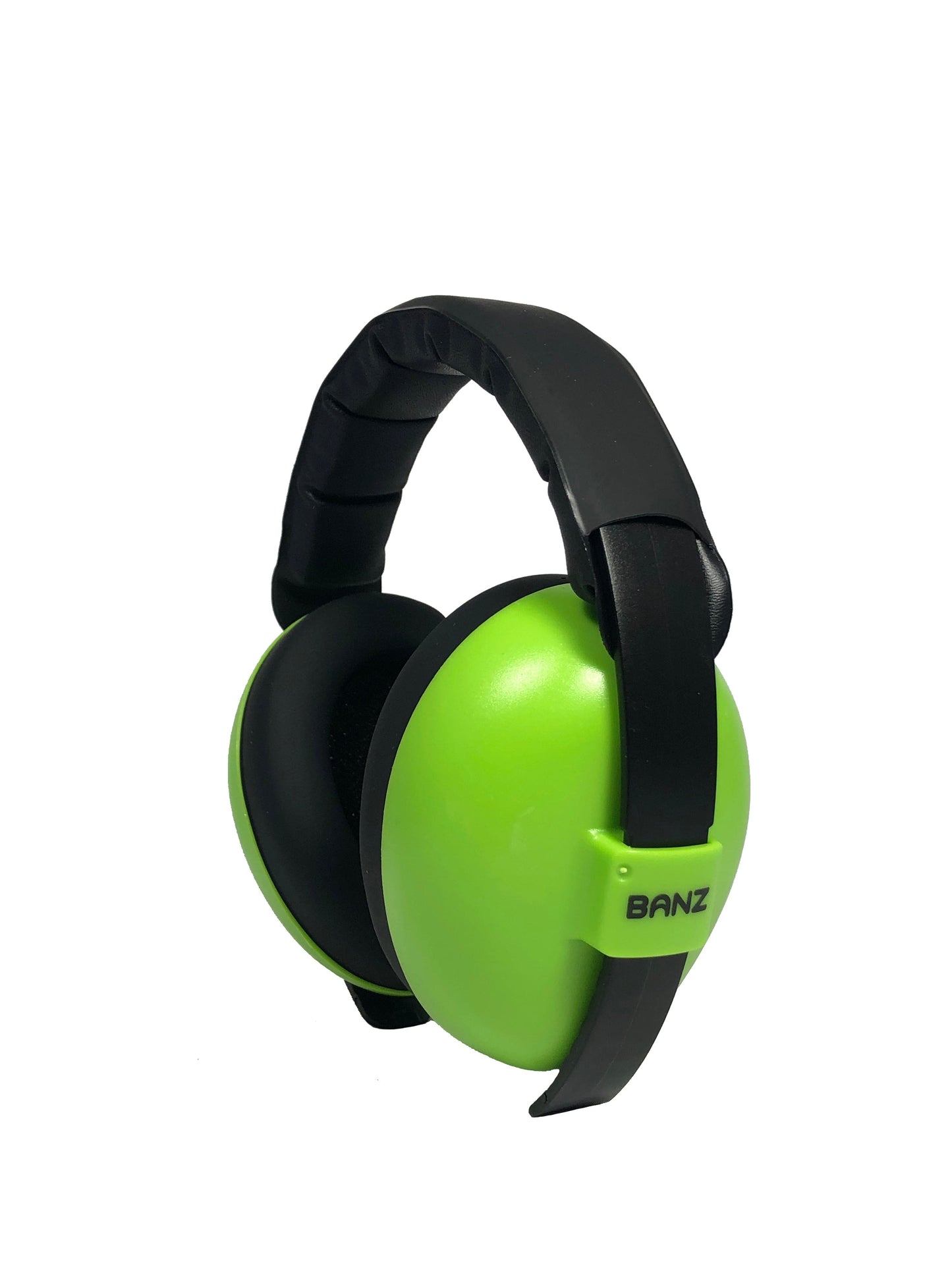 Baby BANZ sensory earmuffs in Dark Green with NRR 26 dB passive hearing protection