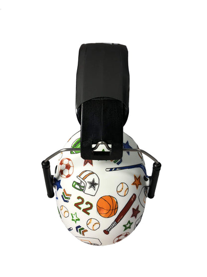 BANZ kids sensory earmuffs in Canada Maple Leaf with NRR 26 dB passive hearing protection