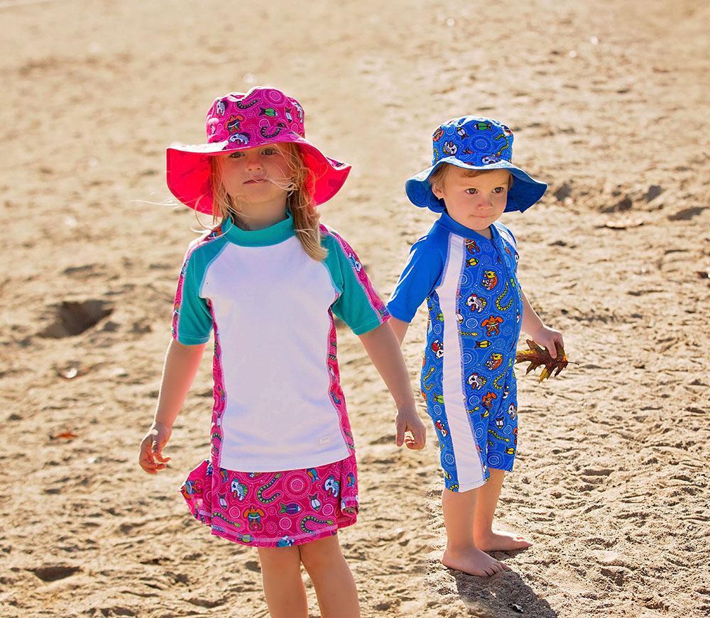 BANZ toddler UPF 50+ sun hat in Toddler 3-5 for outdoor sun protection