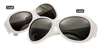 BANZ kids wrap around sunglasses in Retro Black with UV protection