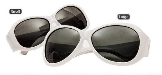 BANZ kids wrap around sunglasses in Retro Black with UV protection