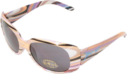 BANZ kids wrap around sunglasses in Lilac Stripe with UV protection