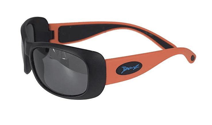 BANZ kids wrap around sunglasses in Aqua with UV protection