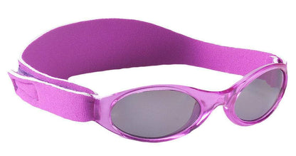 Baby BANZ wrap around sunglasses in Silver Damask with UV protection