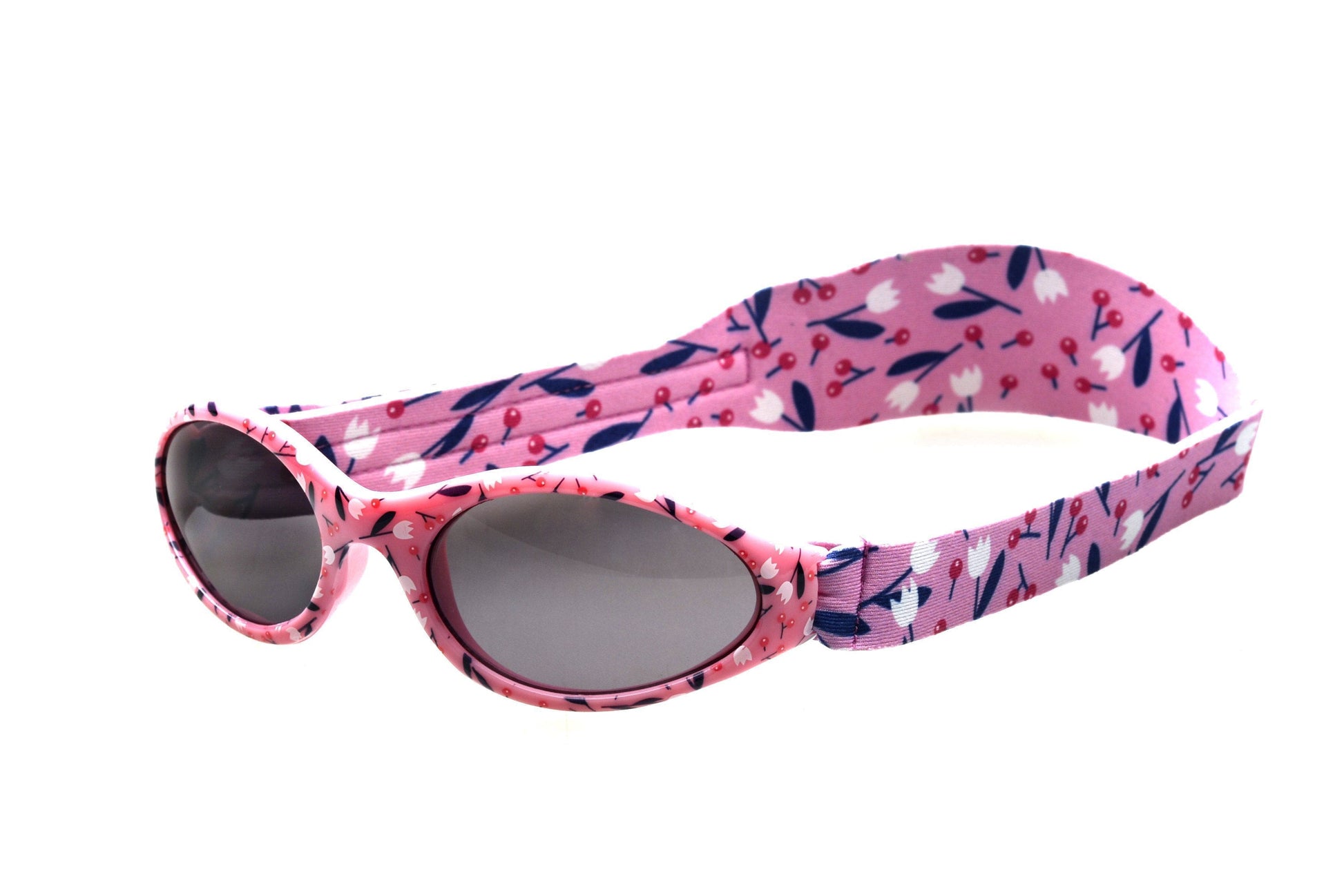 BANZ toddler wrap around sunglasses in Petal Pink with UV protection