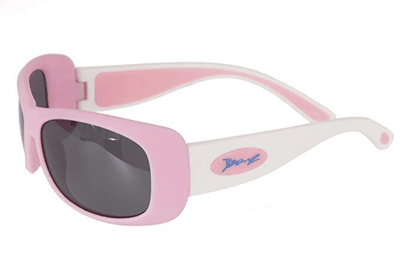 BANZ kids wrap around sunglasses in Pink with UV protection