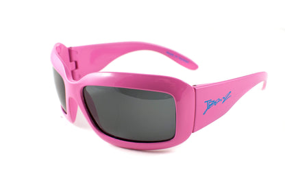 BANZ kids wrap around sunglasses in Square Black with UV protection