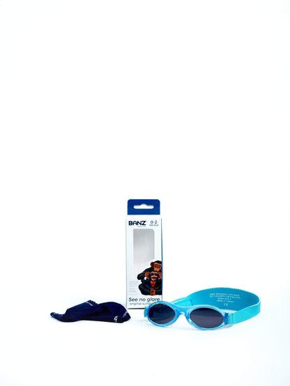 BANZ toddler wrap around sunglasses in Petal Pink with UV protection