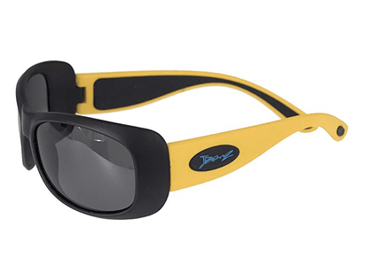 BANZ kids wrap around sunglasses in Lime Green with UV protection